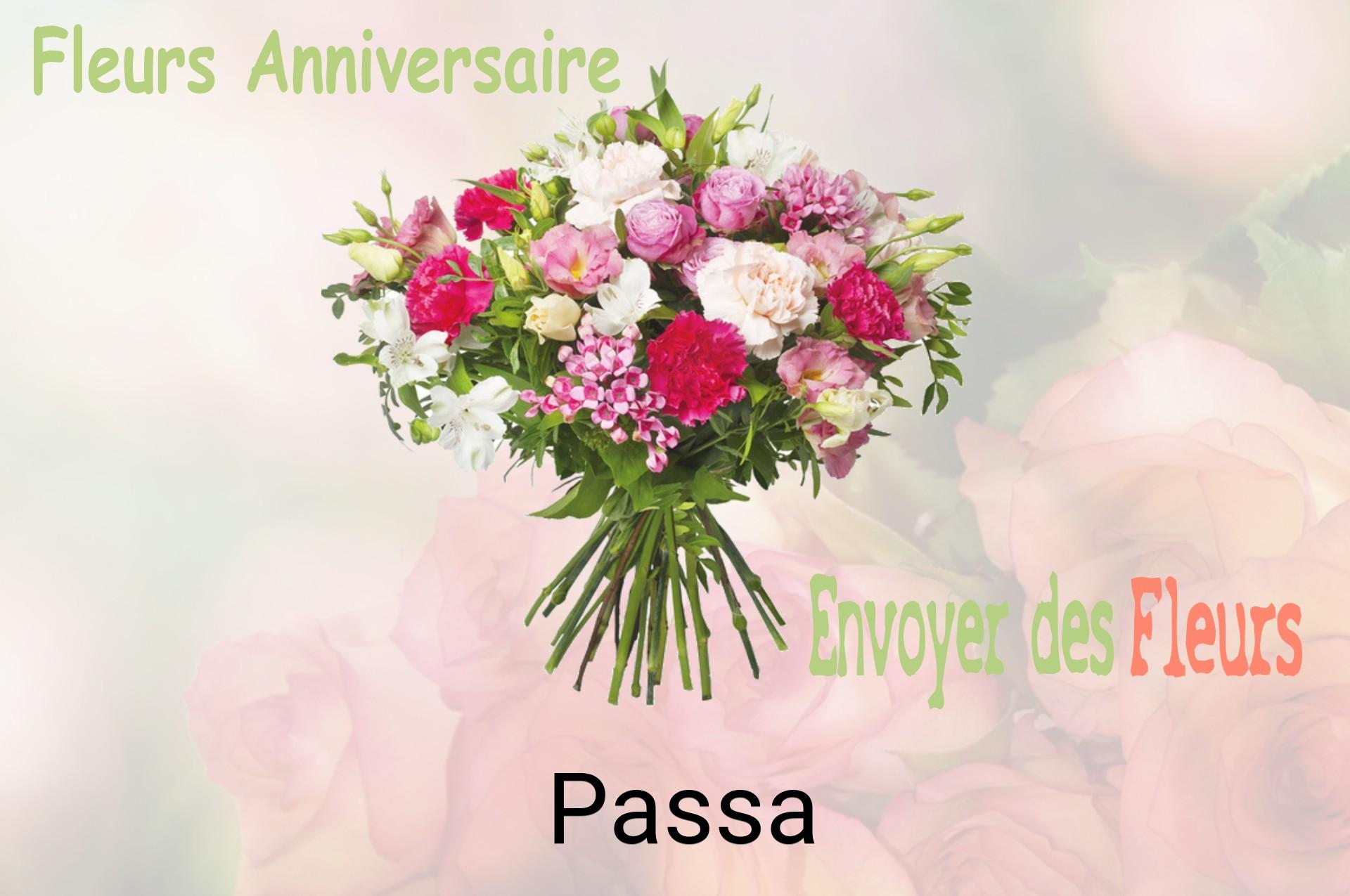 Bouquet de fleurs d’anniversaire livré à Passa